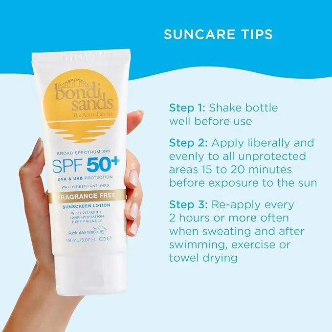 Bondi Sands Sunscreen Lotion For Face SPF50  - 75ml