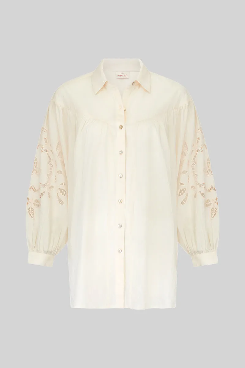Bridget Soft Peach Organic Cotton Shirt