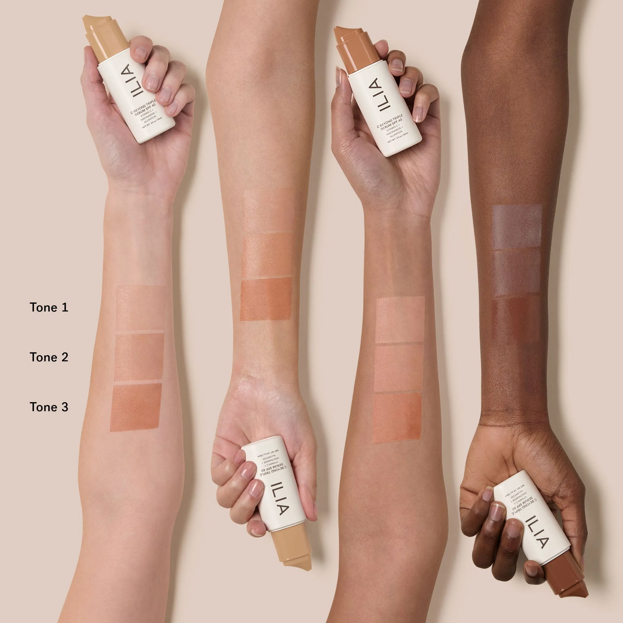 C Beyond Triple Serum SPF 40 30ml - Translucent Tone 3