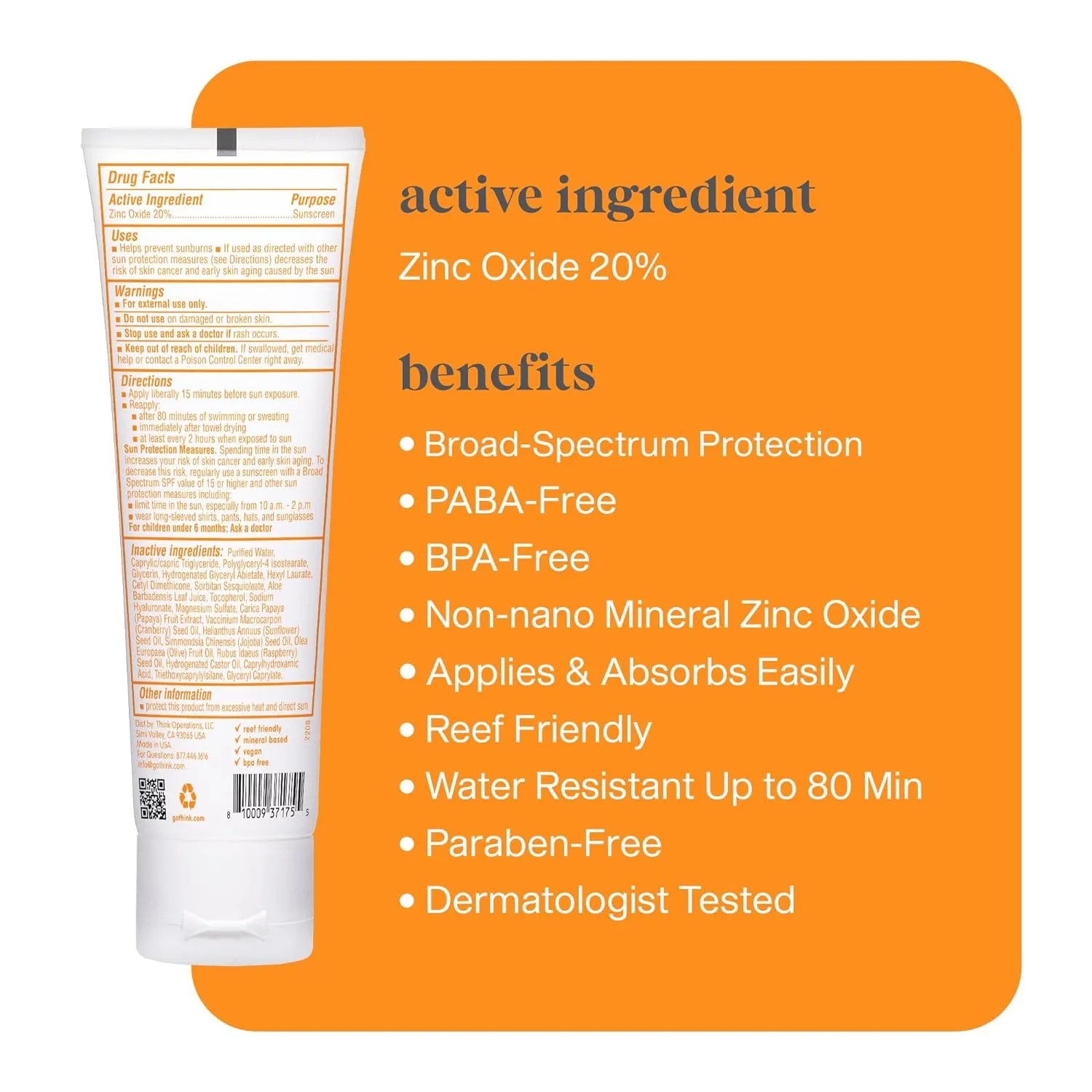 Clear Zinc Sunscreen