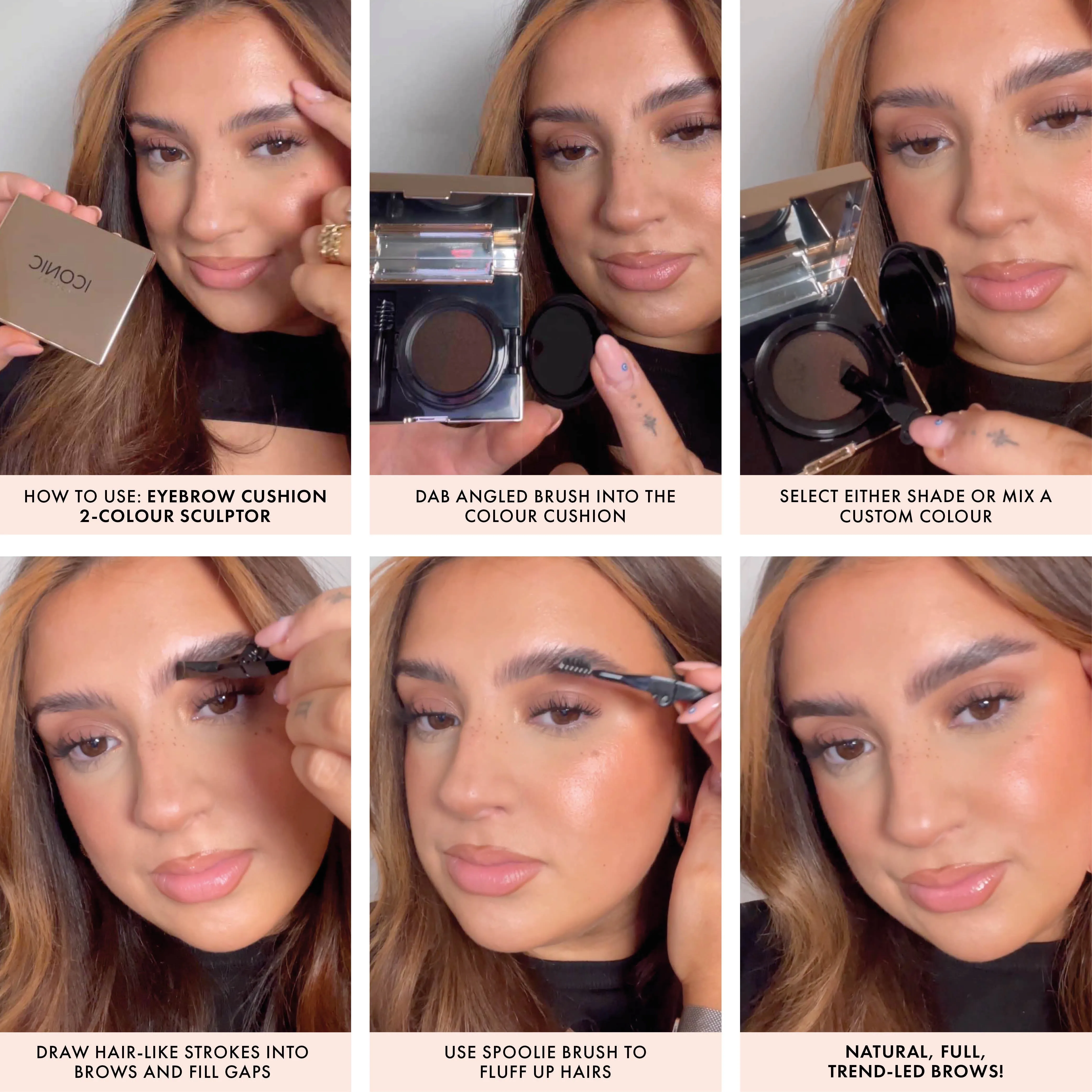 Eyebrow Cushion 2-Colour Sculpter