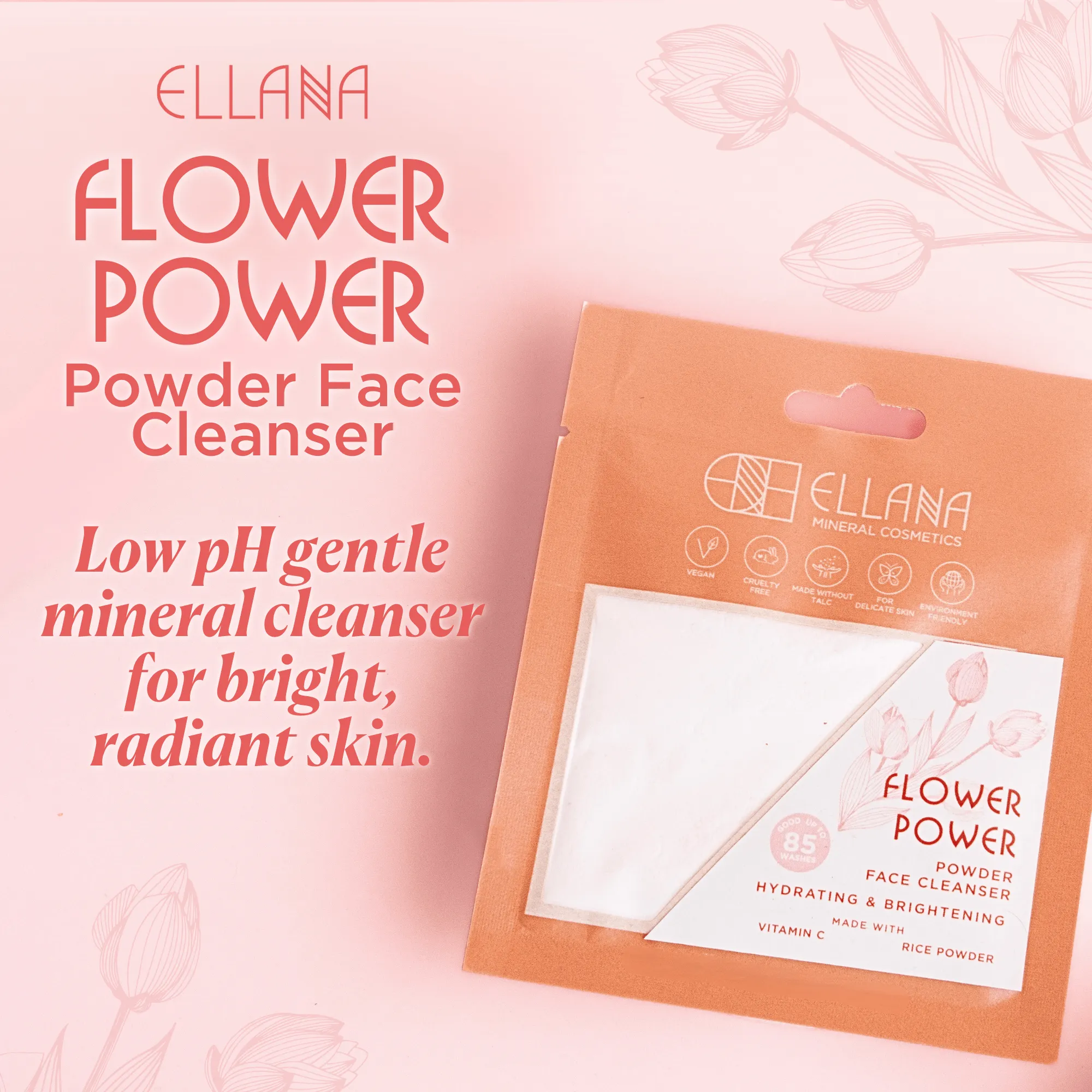 Flower Power Powder Face Cleanser Hydrates And Brightens