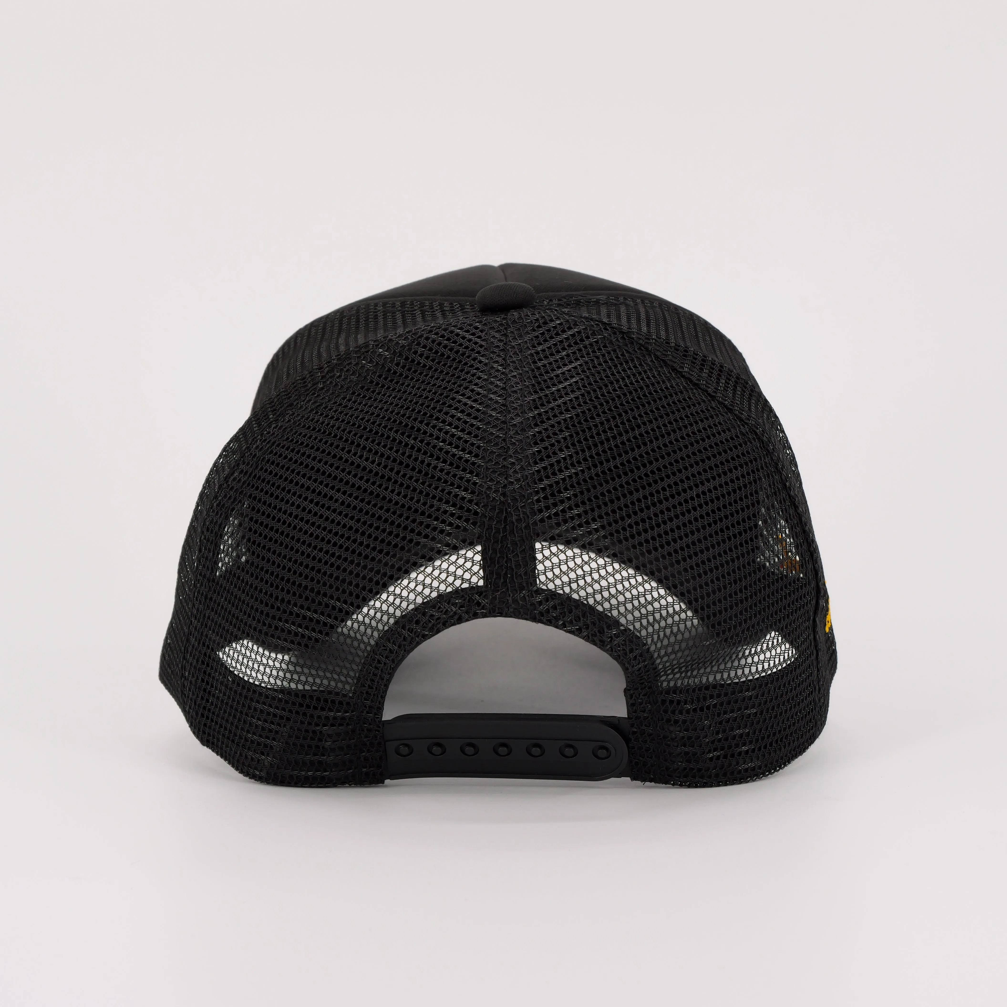 FLOWER SHOP TRUCKER HAT BLACK/YELLOW