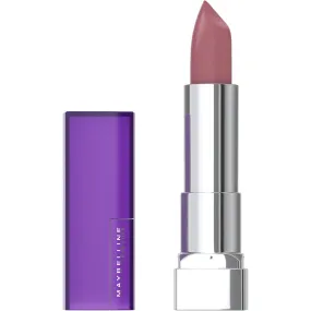 Maybelline Color Sensational Lipstick, Lip Makeup, Matte Finish, Hydrating Lipstick, Nude, Pink, Red, Plum Lip Color, Mauve It, 0.15 oz; (Packaging May Vary)