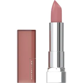 Maybelline Color Sensational Lipstick, Lip Makeup, Matte Finish, Hydrating Lipstick, Nude, Pink, Red, Plum Lip Color, Peach Buff, 0.15 oz; (Packaging May Vary)