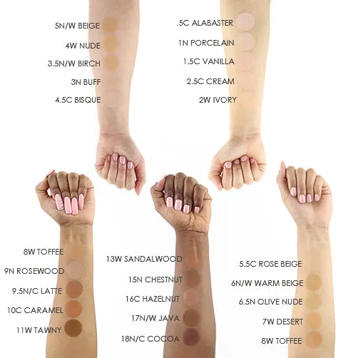 Perfect Canvas Airbrush Foundation 6-pack
