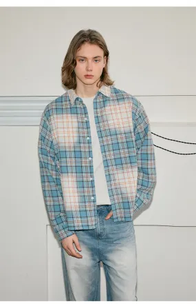Spray Check Long Sleeve Shirt