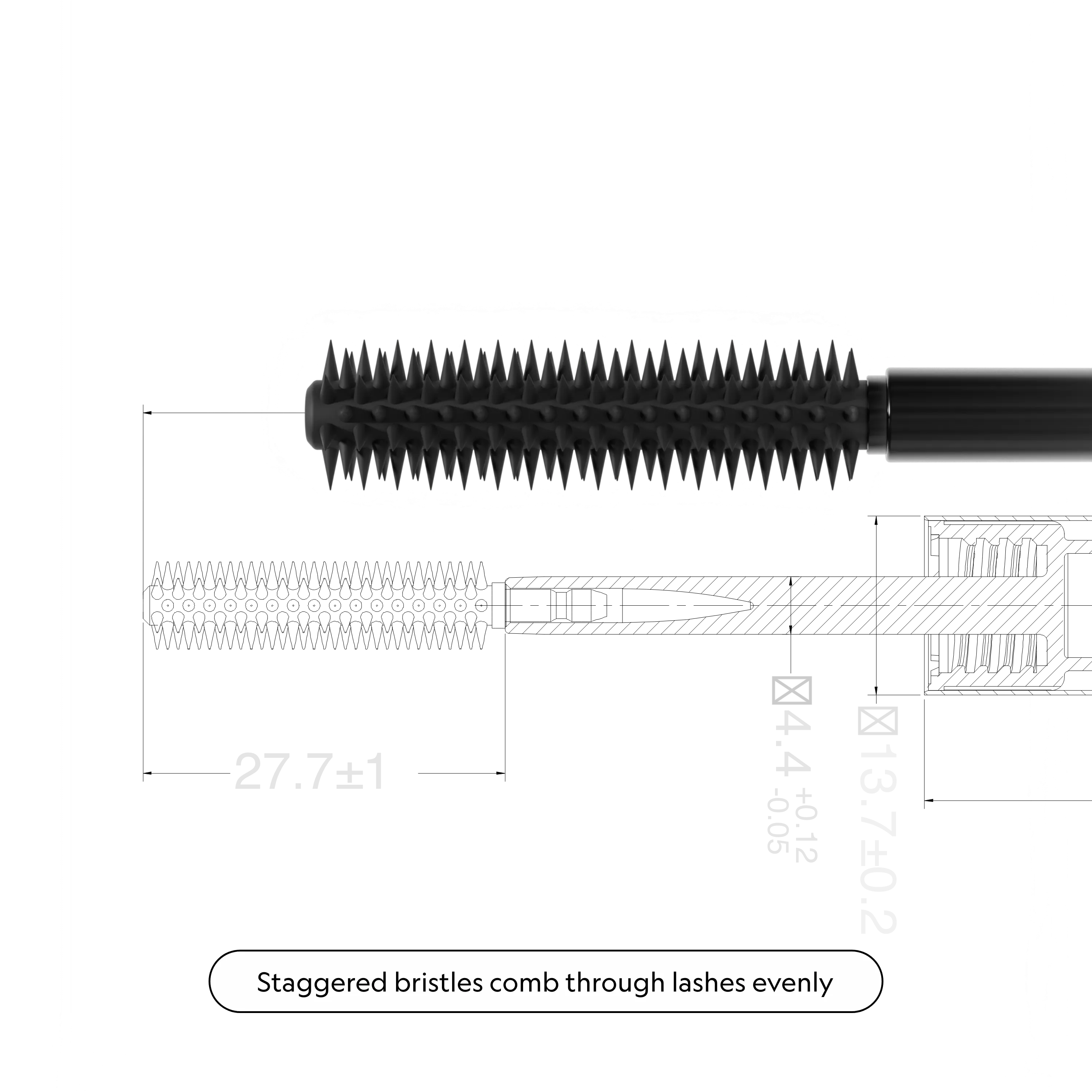 Stand Up Tubing Mascara - Black
