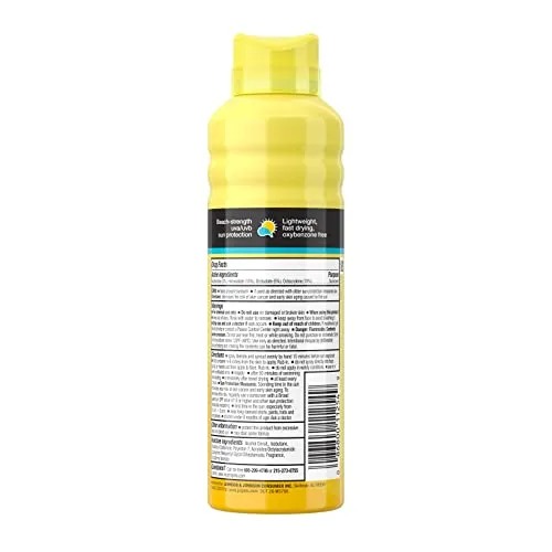 Travel-Friendly Sunscreen Spray | SPF 50 Water-Resistant Protection