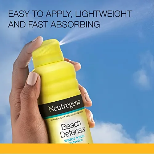 Travel-Friendly Sunscreen Spray | SPF 50 Water-Resistant Protection