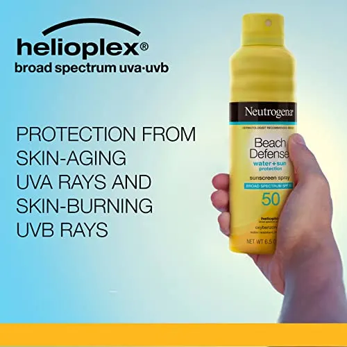 Travel-Friendly Sunscreen Spray | SPF 50 Water-Resistant Protection