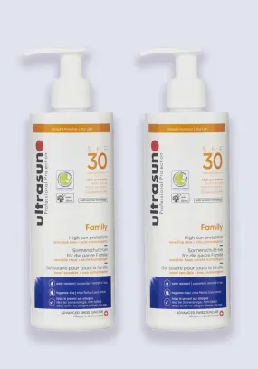 Ultrasun Family SPF 30 300ml - 2 Pack Saver