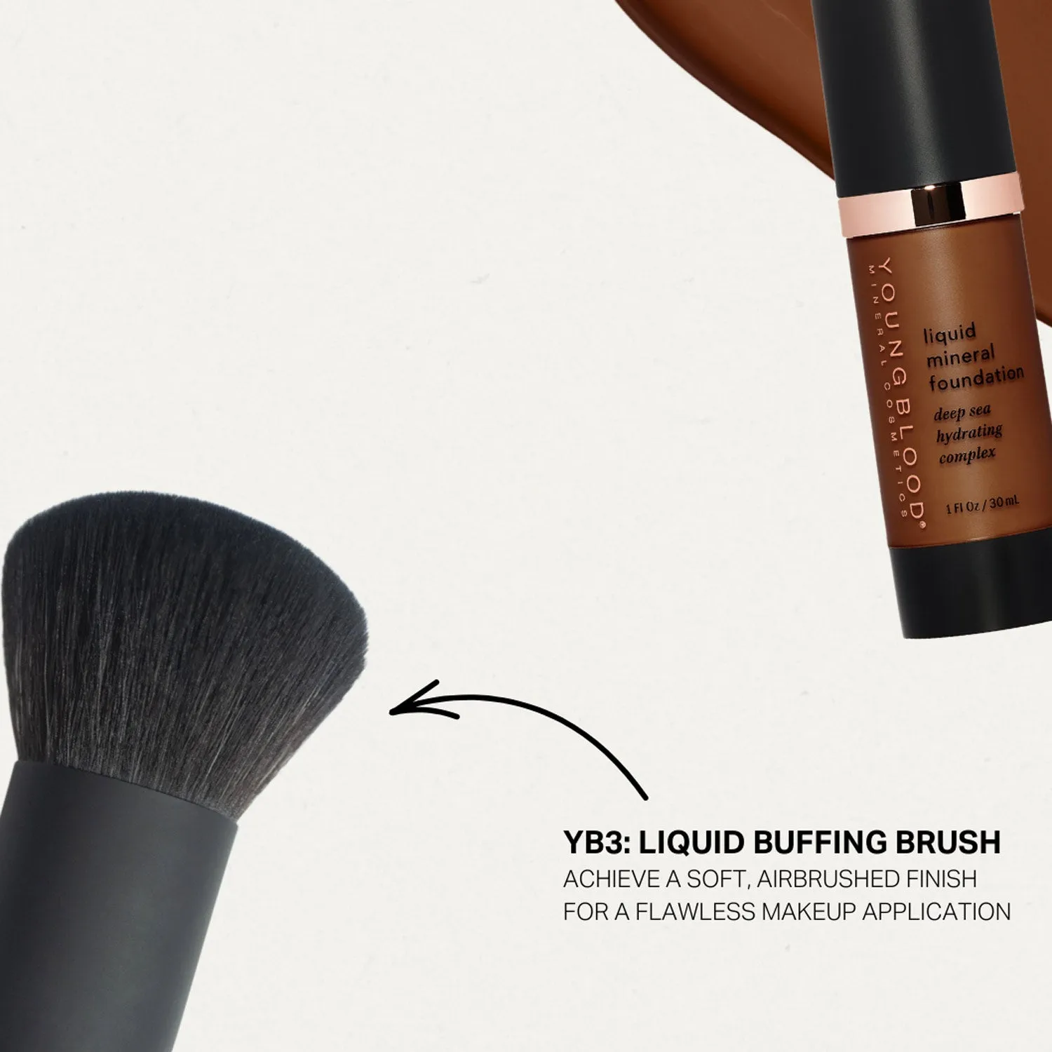 YB3 Liquid Buffing Luxe Brush